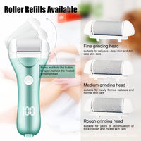Charged Electric Foot File For Heels Grinding Pedicure Tools Professional Foot Care Tool Dead Hard Skin Callus Remover 6