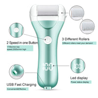 Charged Electric Foot File For Heels Grinding Pedicure Tools Professional Foot Care Tool Dead Hard Skin Callus Remover 4