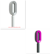 Self Cleaning Hair Brush For Women One-key Cleaning Hair Loss Airbag Massage Scalp Comb Anti-Static Hairbrush 7